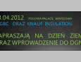 Konferencja pod hasłem "DZIEŃ ZIEMI oraz Wprowadzenie do DGNB"
